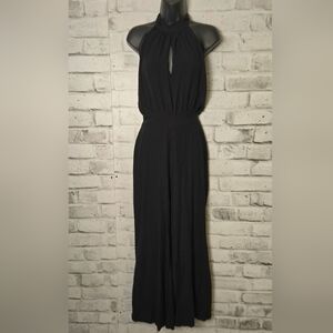 Costa Blanca Elegant Black Halter Jumpsuit